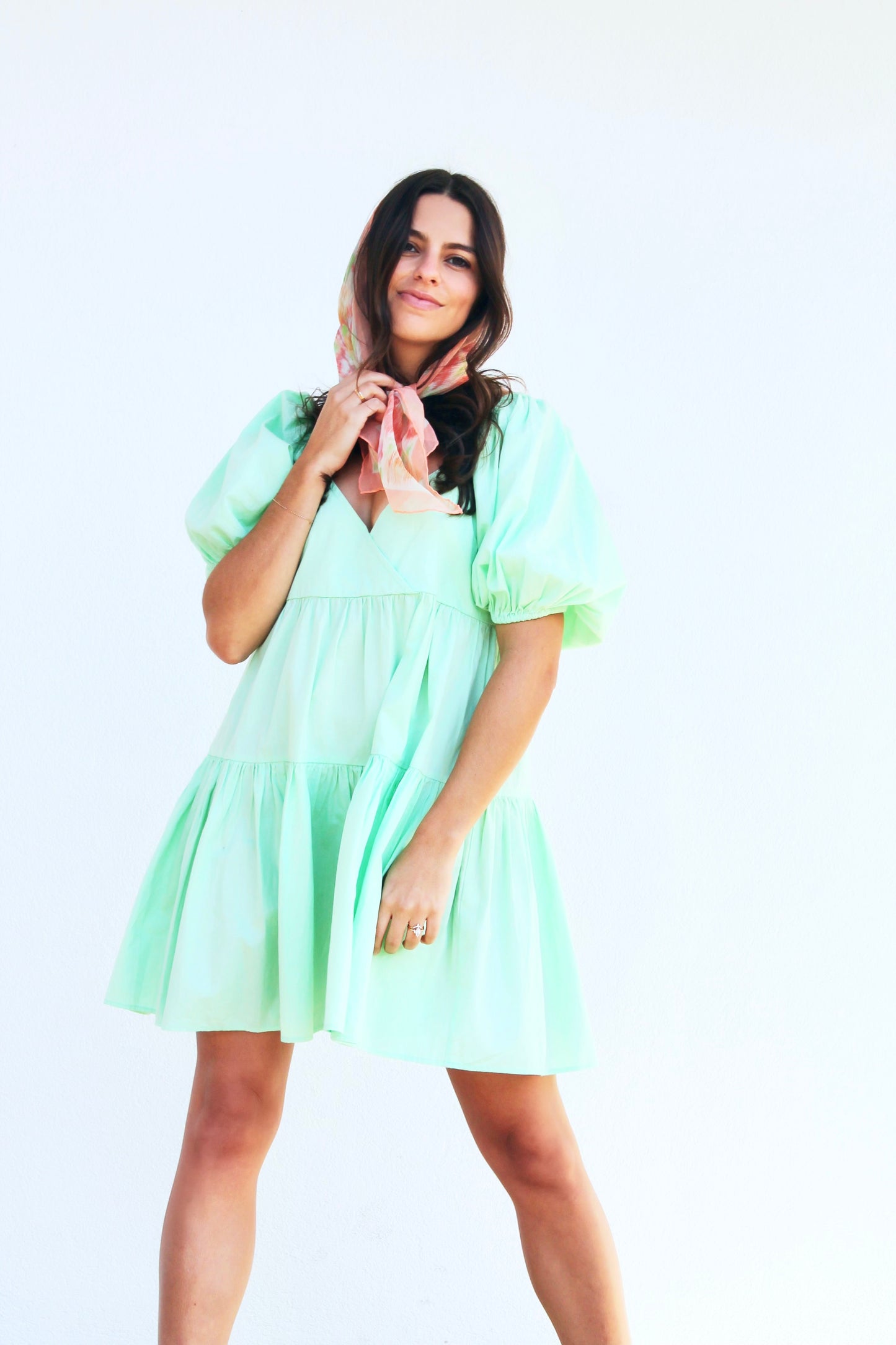 TAURUS SZN 3.0 puff sleeve sundress, size 6 *ASOS*