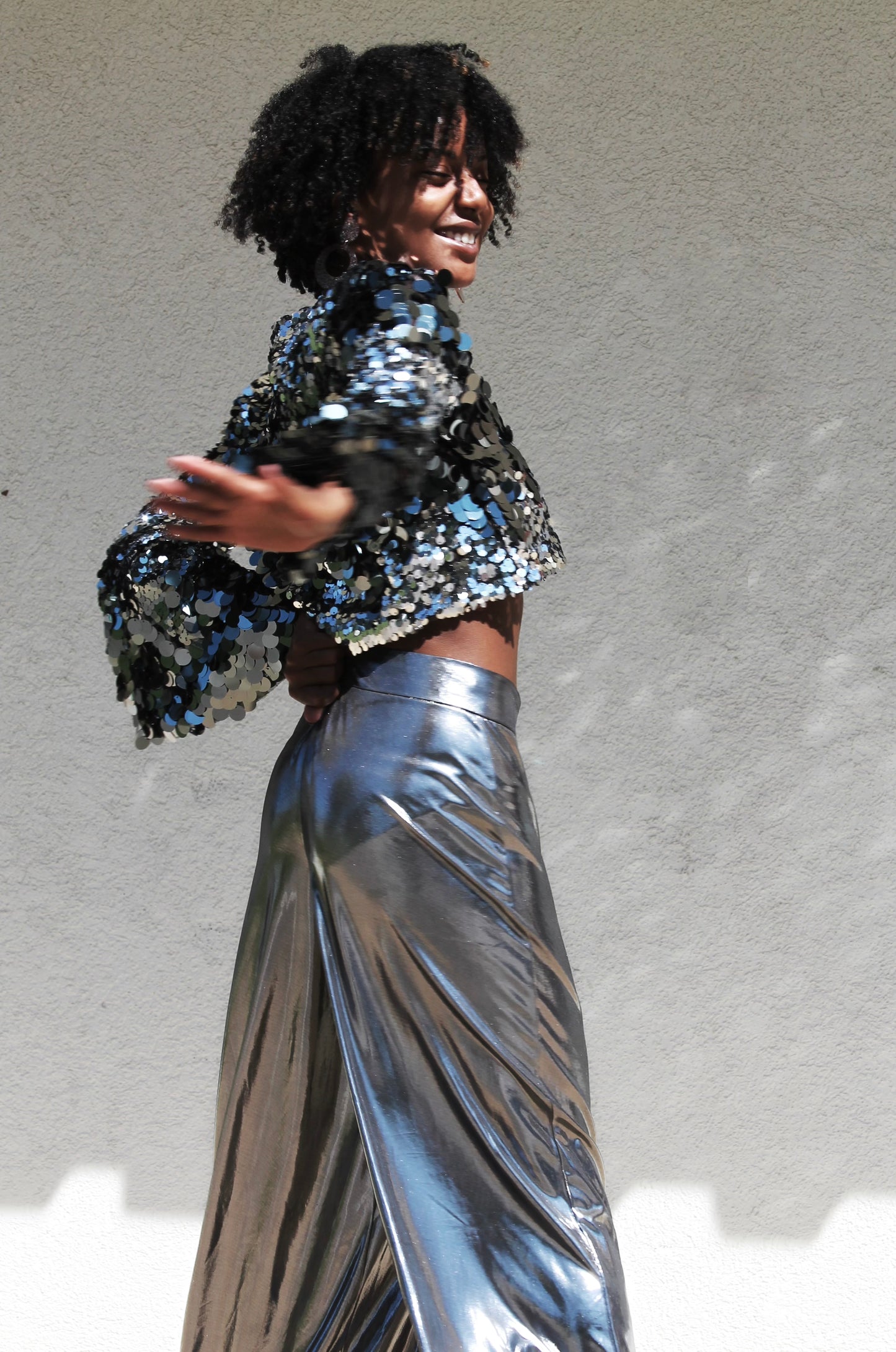 MILKY-WAY disco sequin top, small