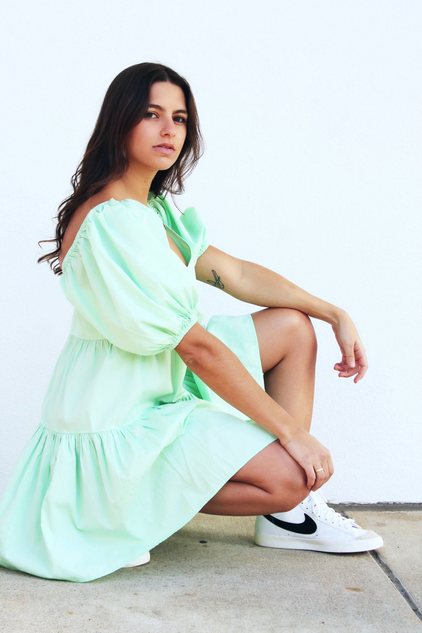 TAURUS SZN 3.0 puff sleeve sundress, size 6 *ASOS*