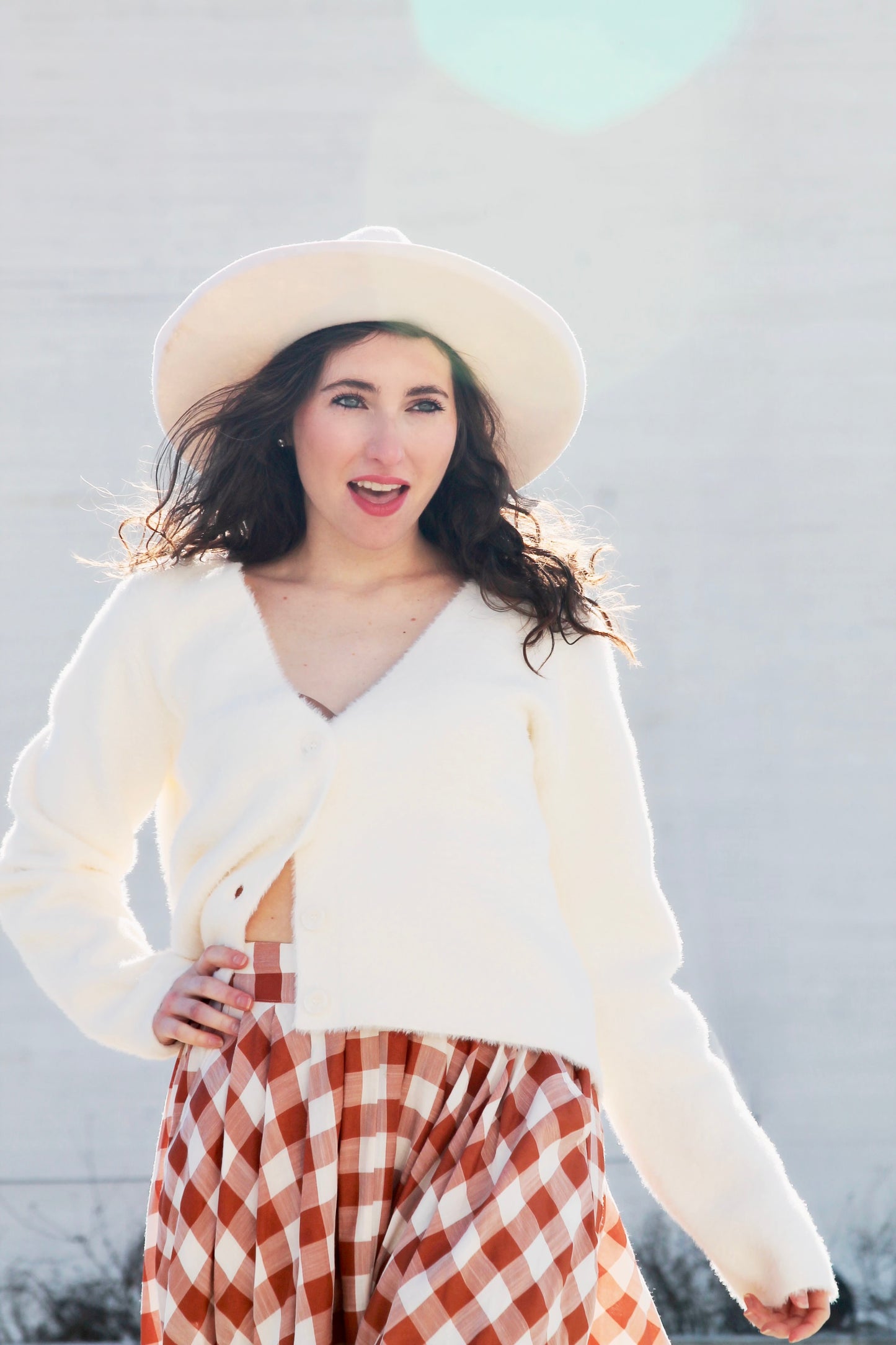 BE MINE buttery-soft fuzzy cardigan, large *CYRUS*