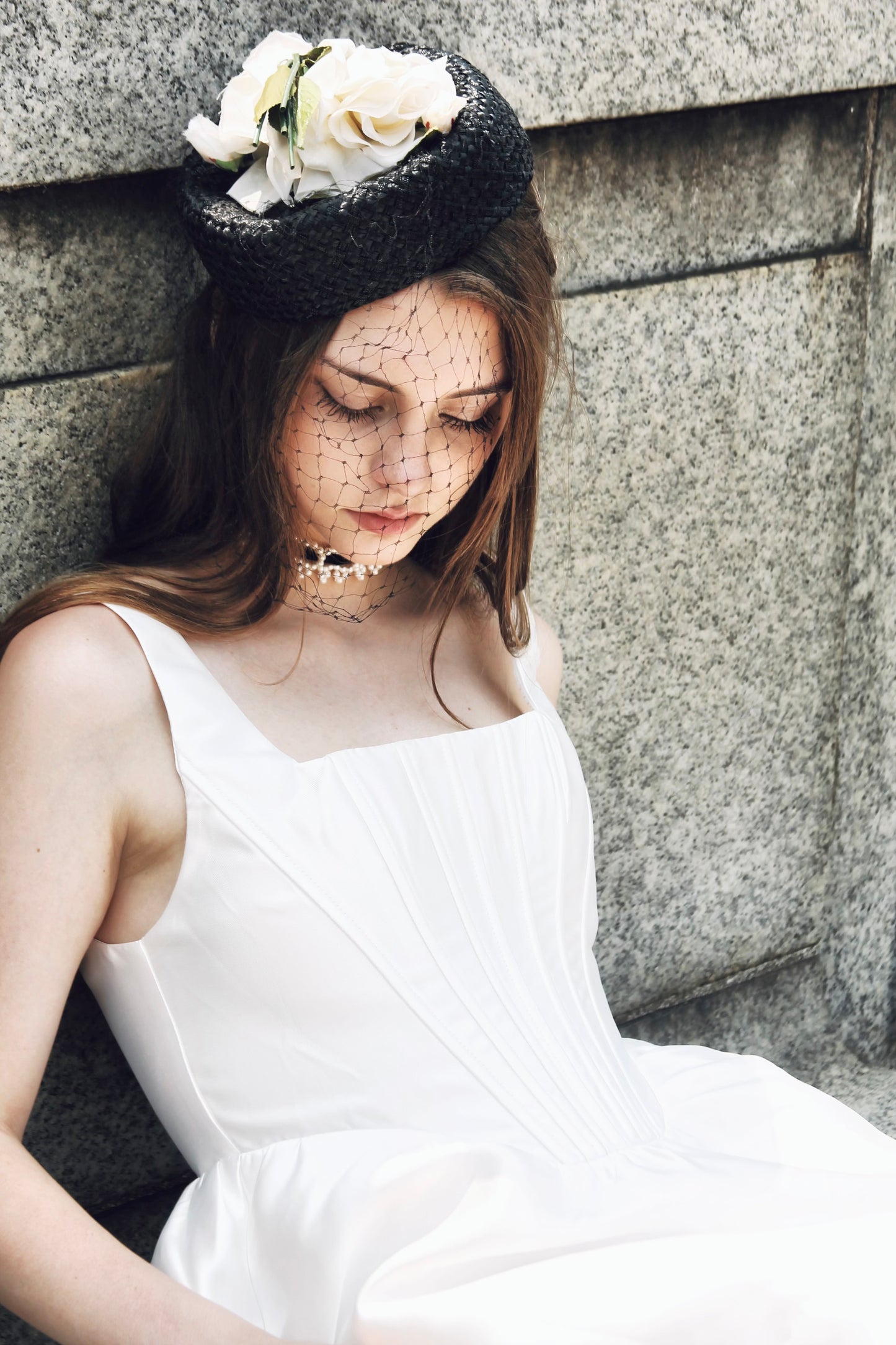 THE CROWN corset mini dress, small *FOXY FAVE* >> white as snow