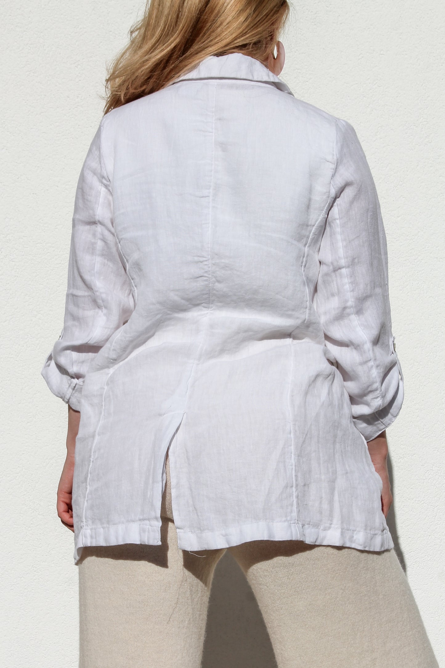 NO RULES linen blazer, medium