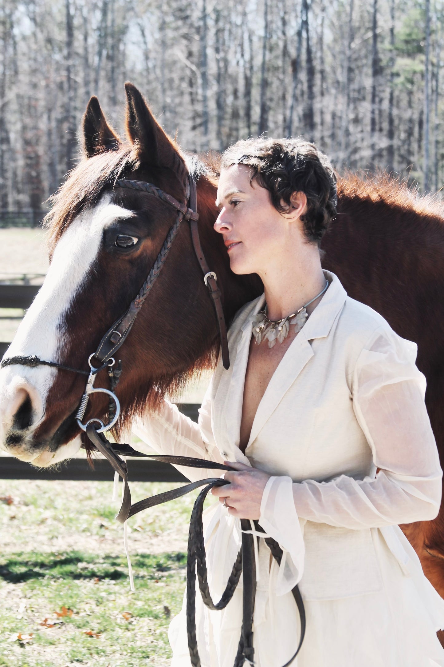 A BEAUTIFUL ENCOUNTER avant-garde + airy shirt blazer, large *VINTAGE + FOXY FAVE* >> buttercream