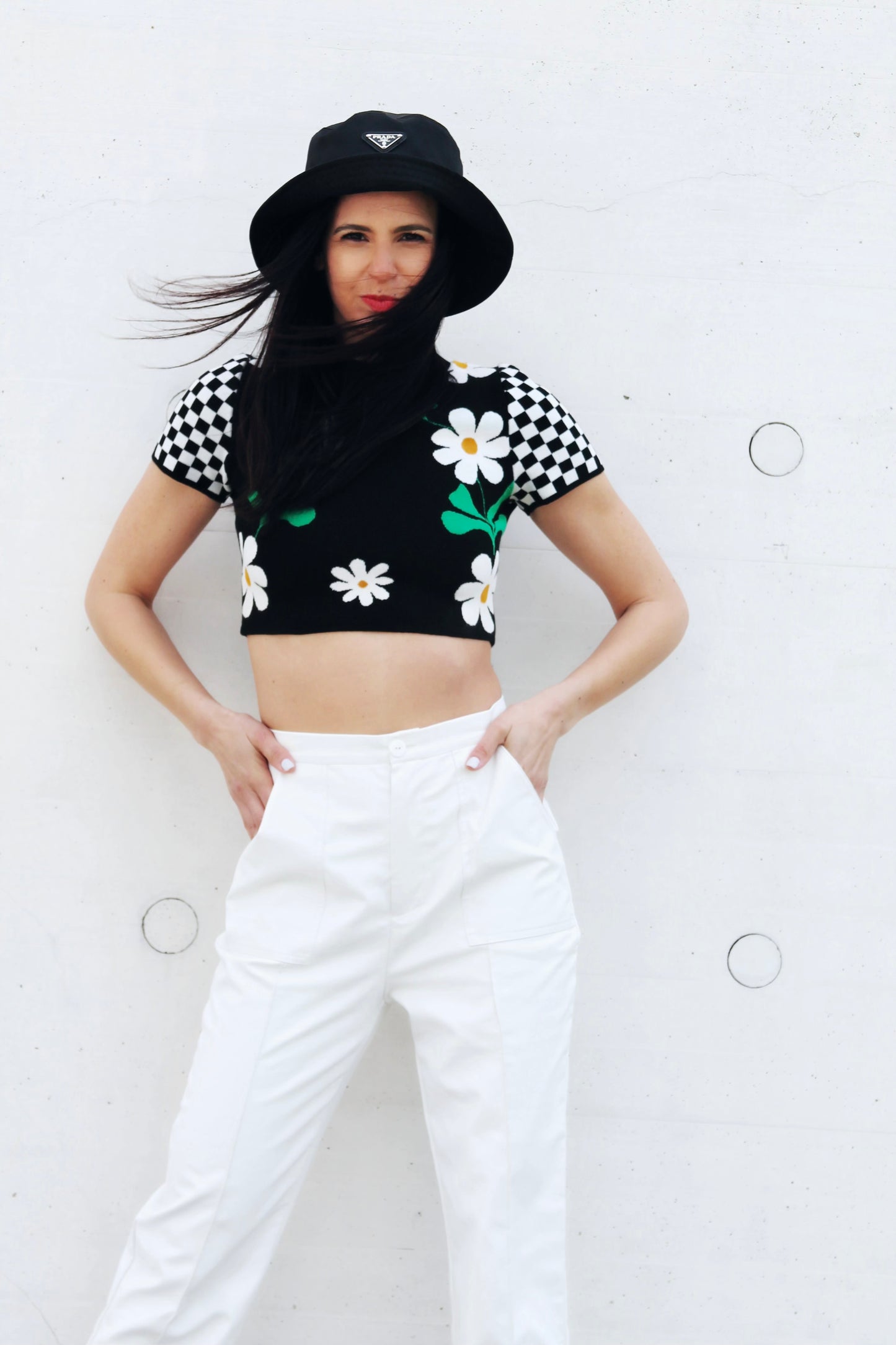 CURRENT MOOD vegan leather cropped trousers, size 6