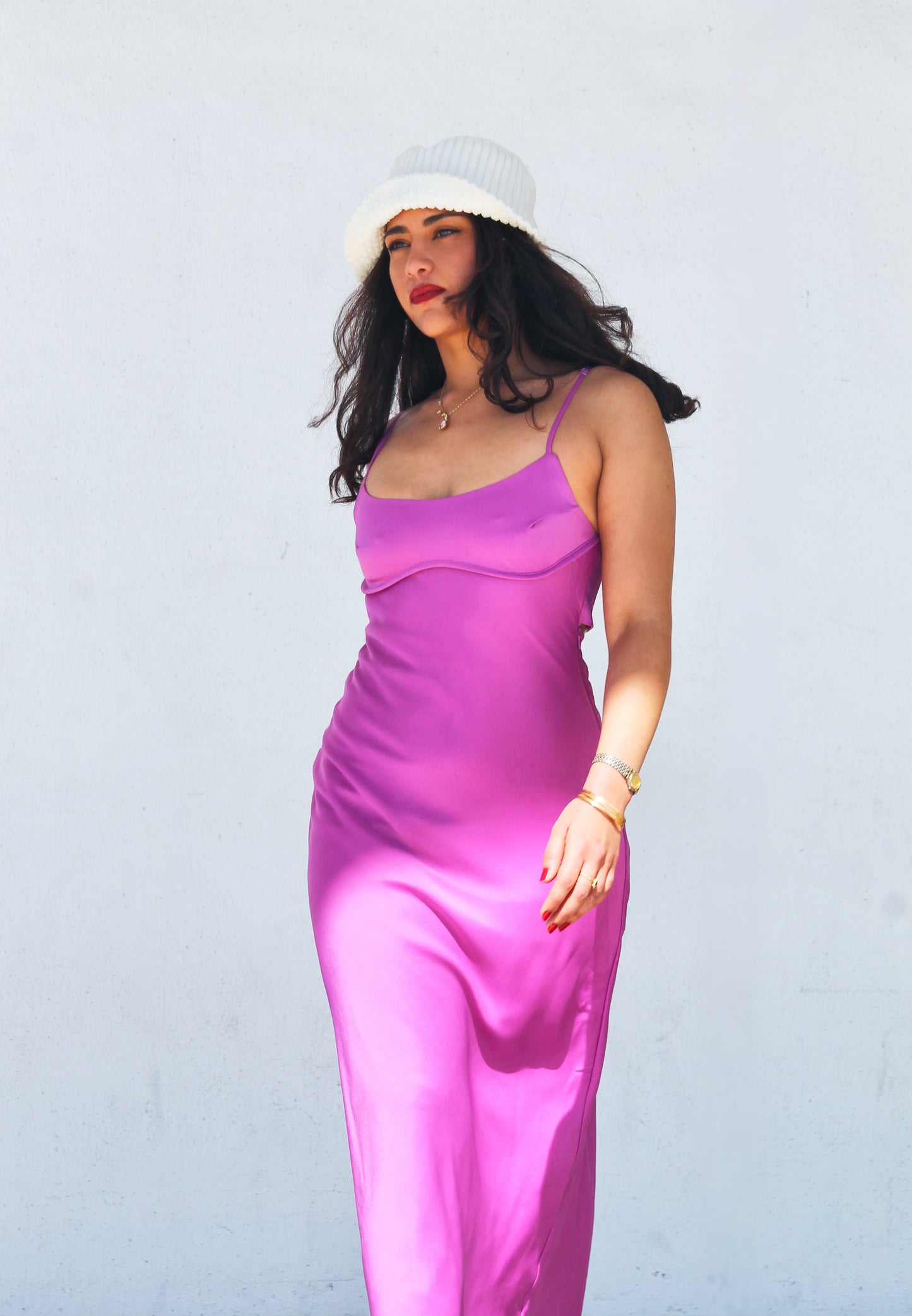 LILY OF THE NILE an a-line absolute vision of a maxi dress *VINTAGE* in size medium