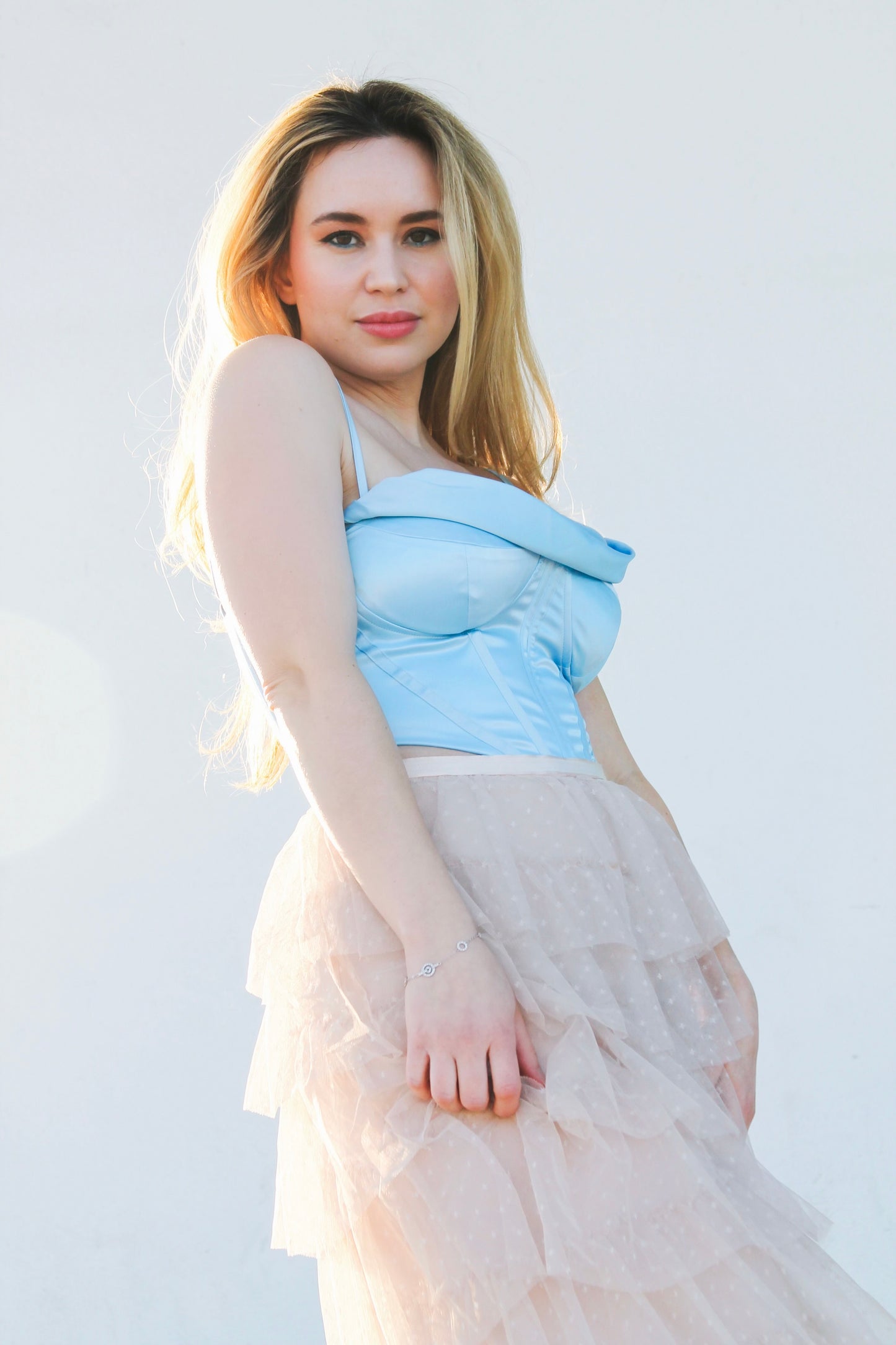 TULLE INTENTIONS tiered ruffle + tulle midi skirt, medium *ALTAR’D STATE*