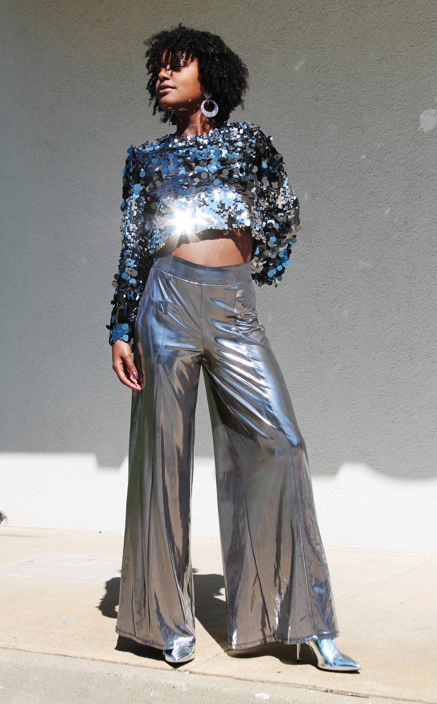 MILKY-WAY disco sequin top, small