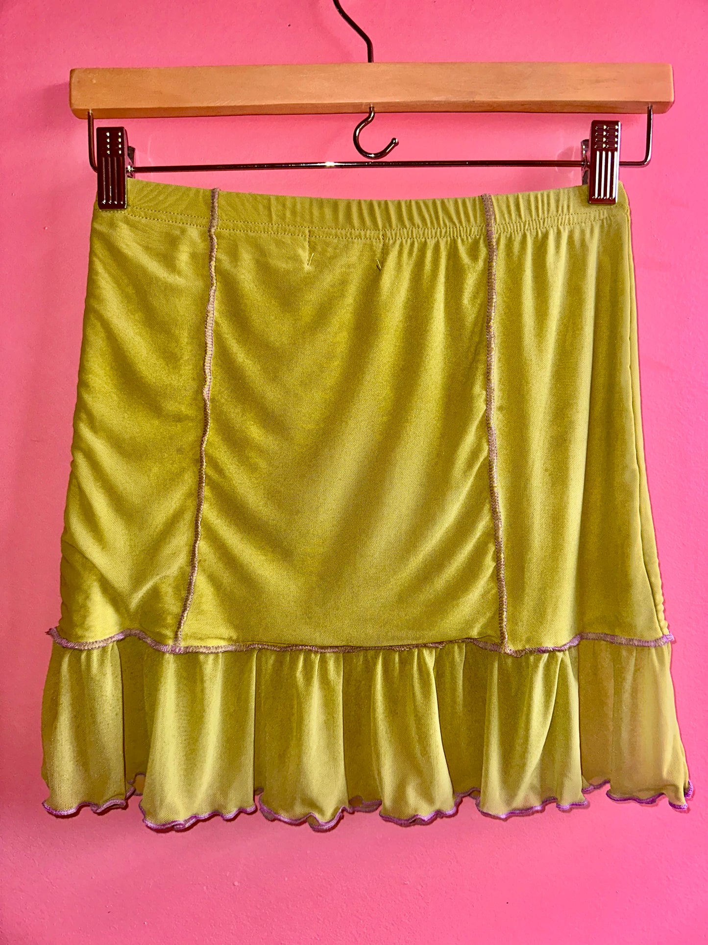 Current Mood Mesh mini skirt 1/2