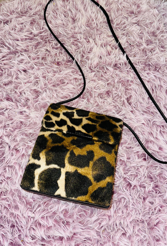 SLIGHT OBSESSION leopard purse *VINTAGE*