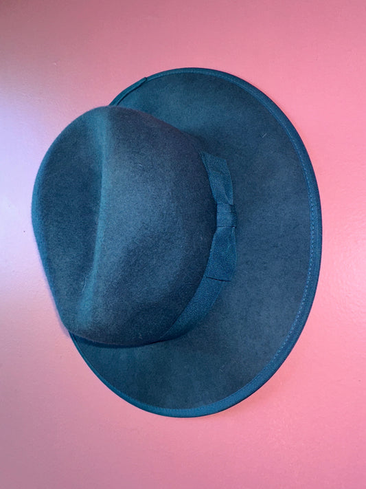 MAIN SQUEEZE fedora hat >> teal