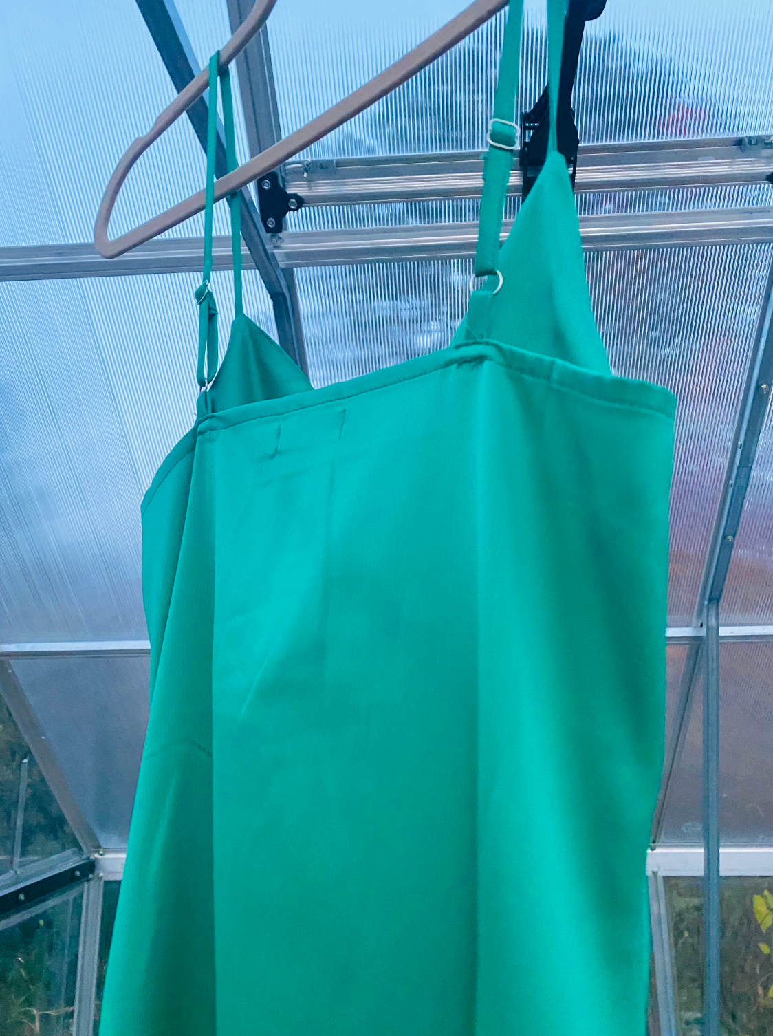 Green Glow mini dress