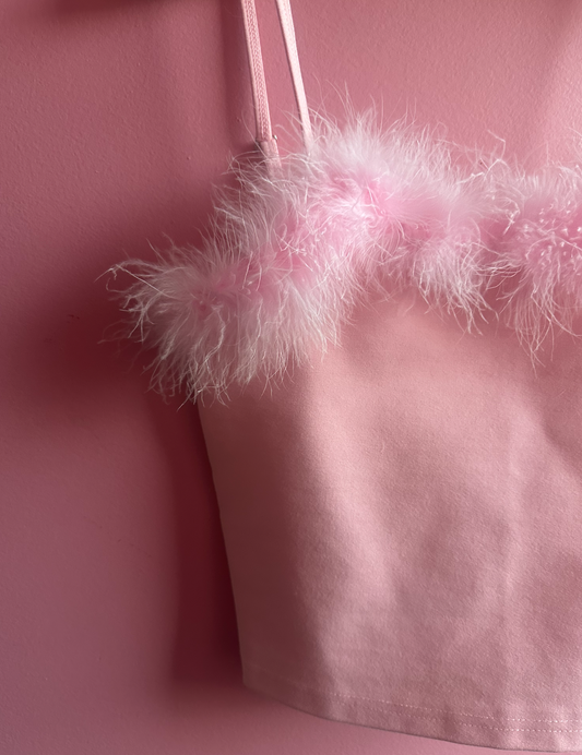 Marabou feather tank