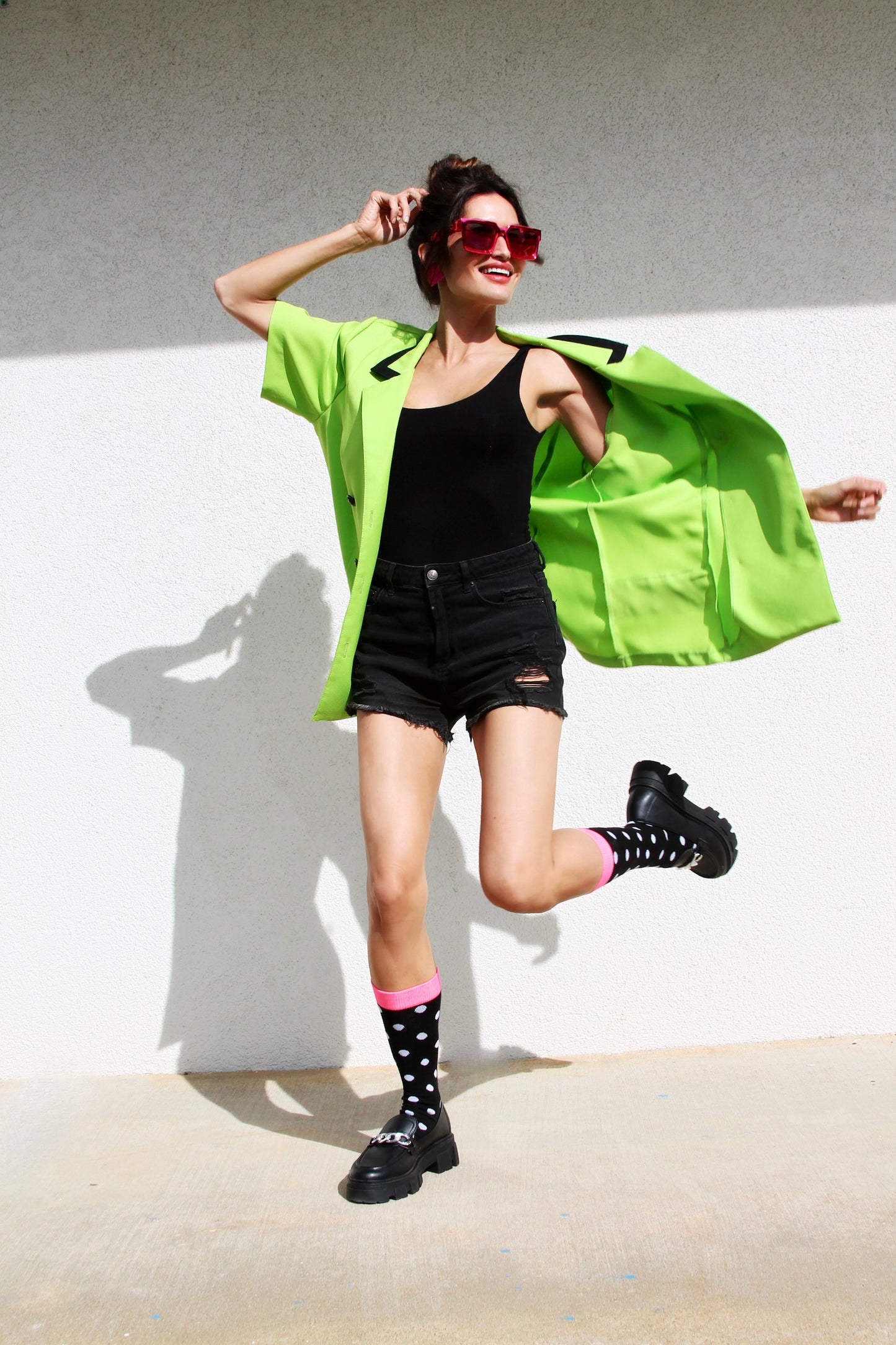 RETRO PULSE short sleeve jacket, L-XL *VINTAGE*