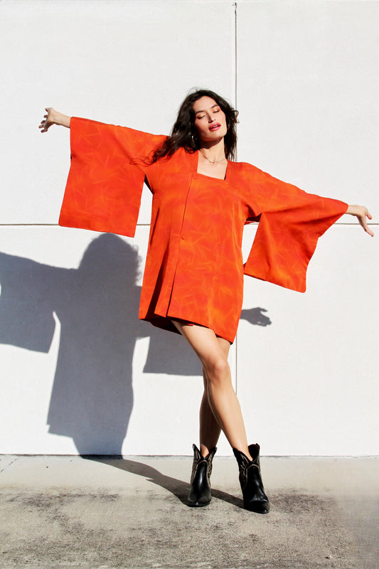 IGNITE authentic kimono, medium/large *VINTAGE, HANDMADE, FF EXCLUSIVE, ONE OF A KIND*