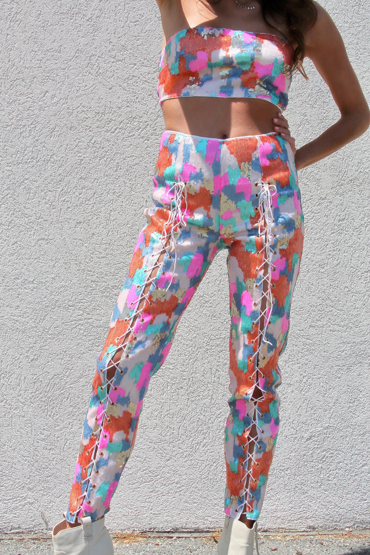 Convertible Cowgirl sequin set