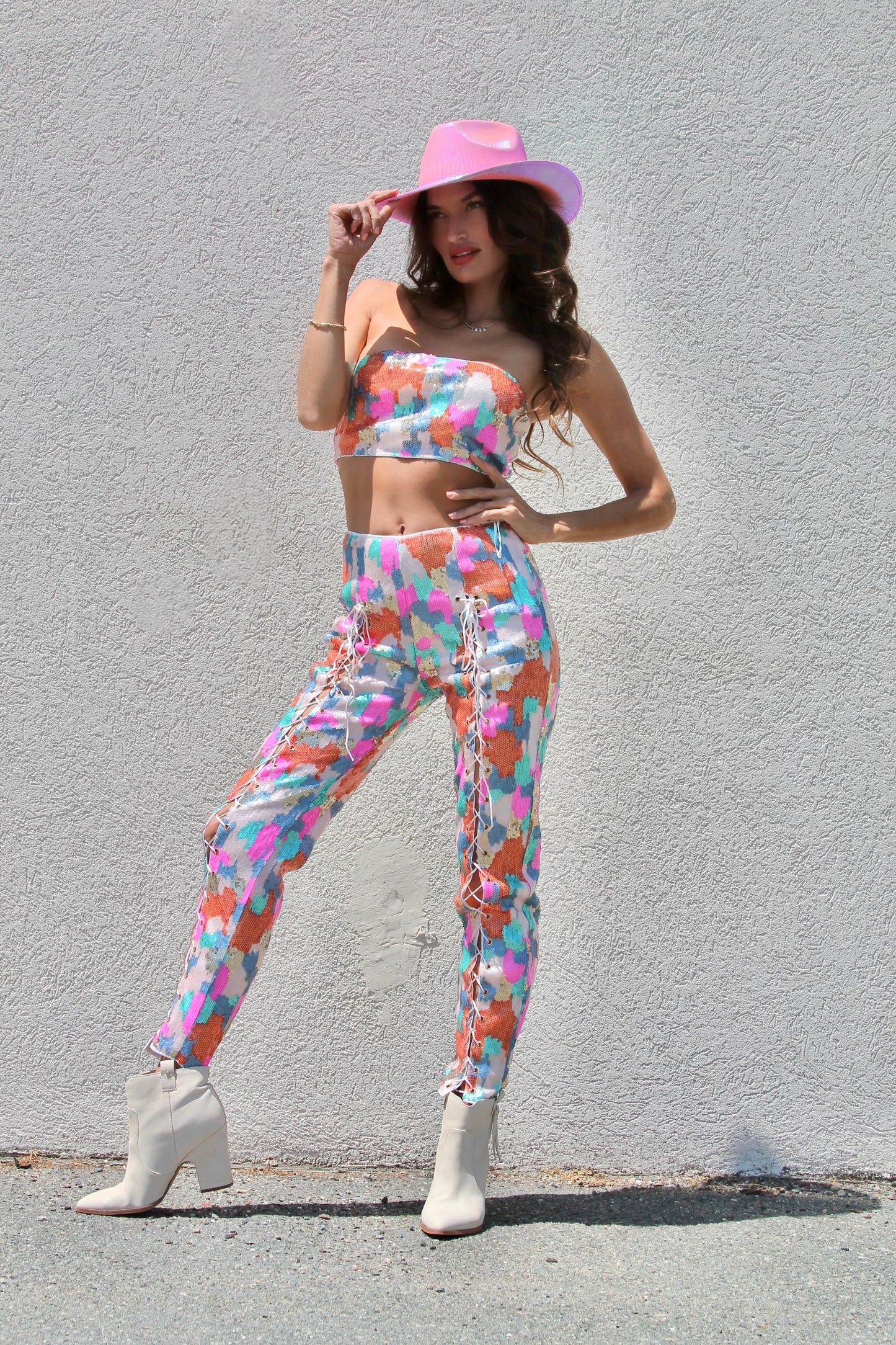 Convertible Cowgirl sequin set
