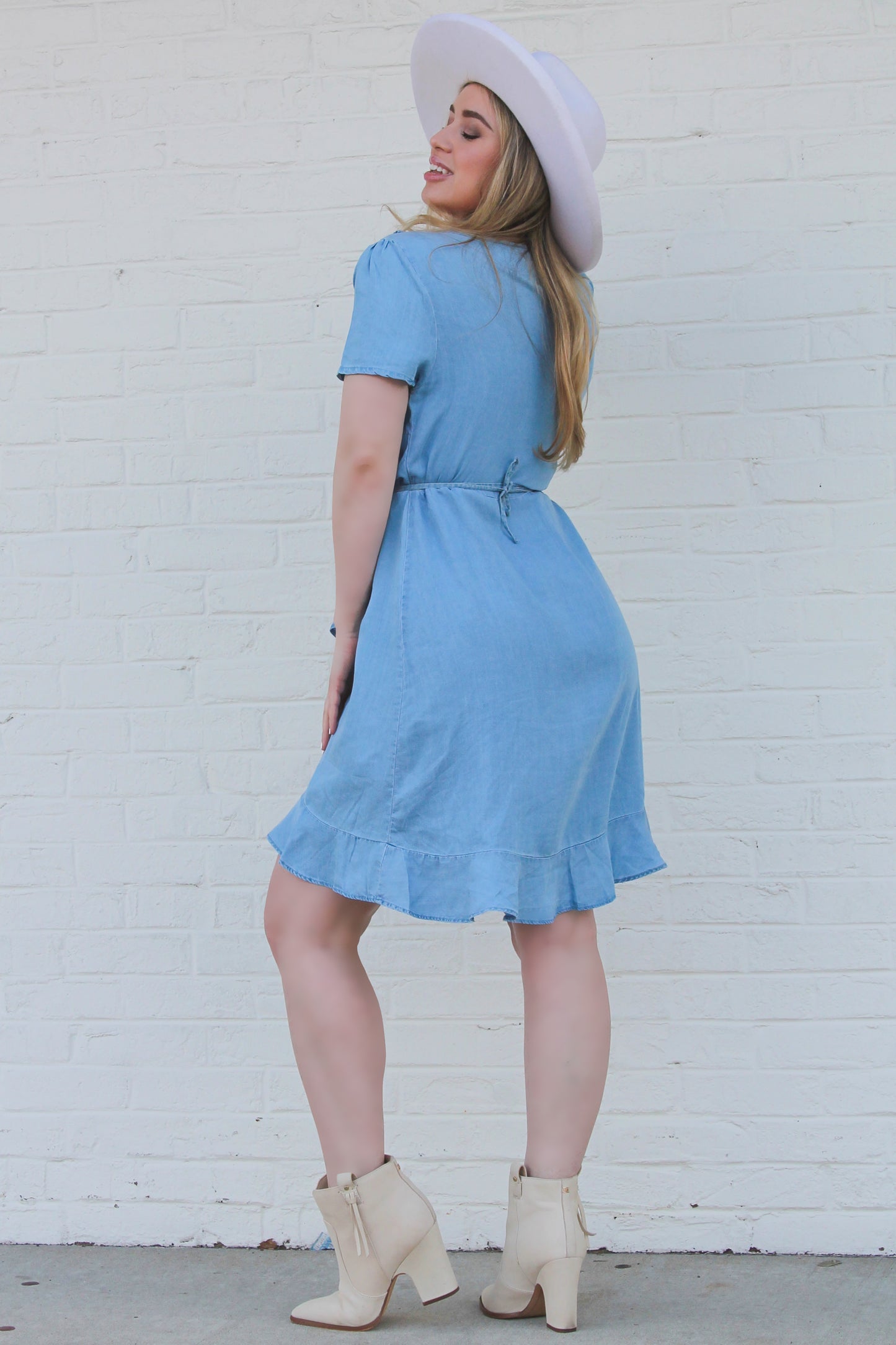 The Ruffled Wrap Dress