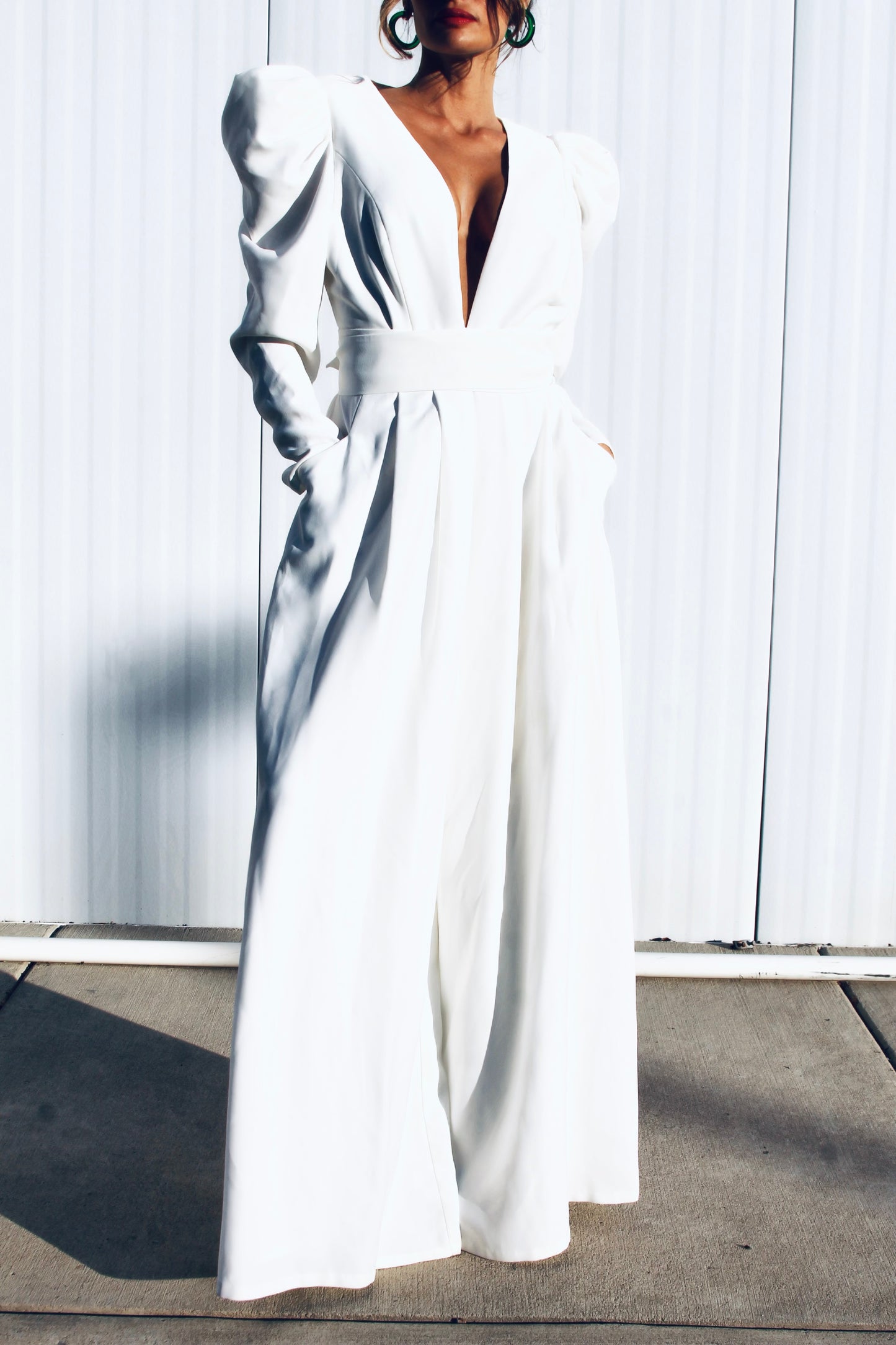 NEW HEIGHTS ultra wide-leg jumper, size 14 >> snow white