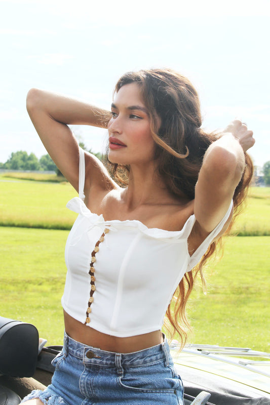 RETRO BARDOT performing lace-up + off-shoulder corset, small