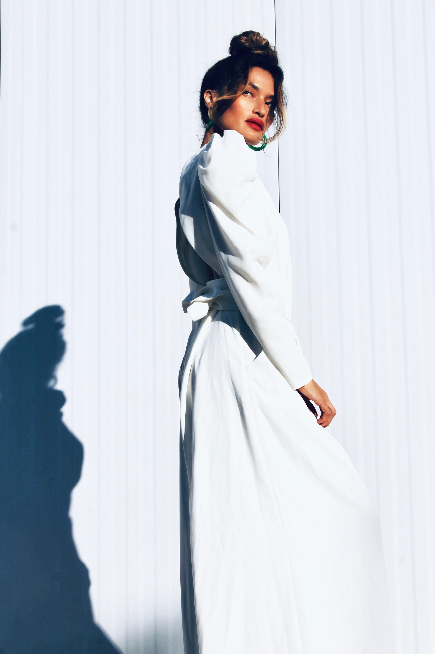 NEW HEIGHTS ultra wide-leg jumper, size 14 >> snow white