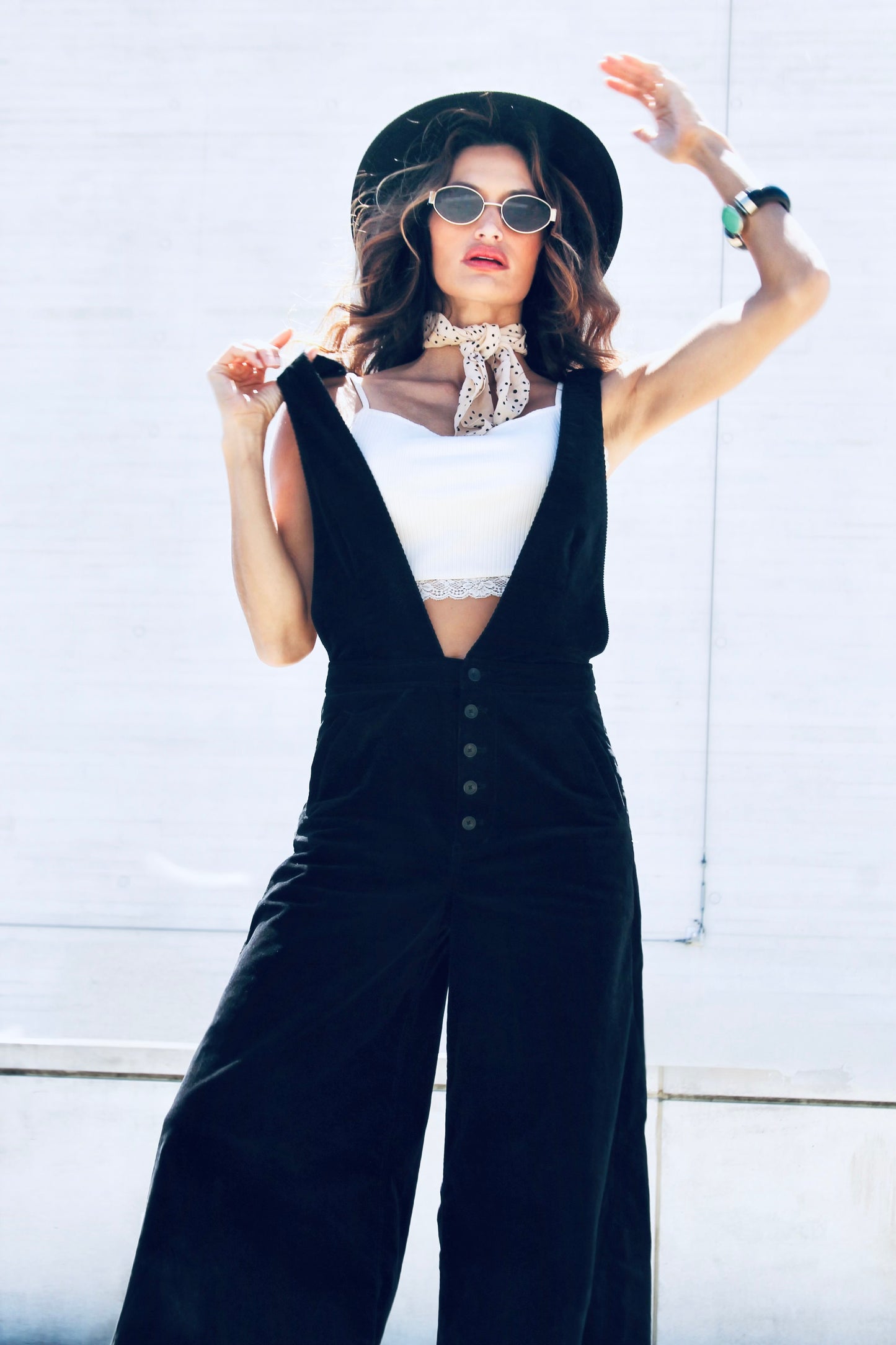 BLACK CAT velvet jumper, size 29, *FREE PEOPLE* >> midnight black