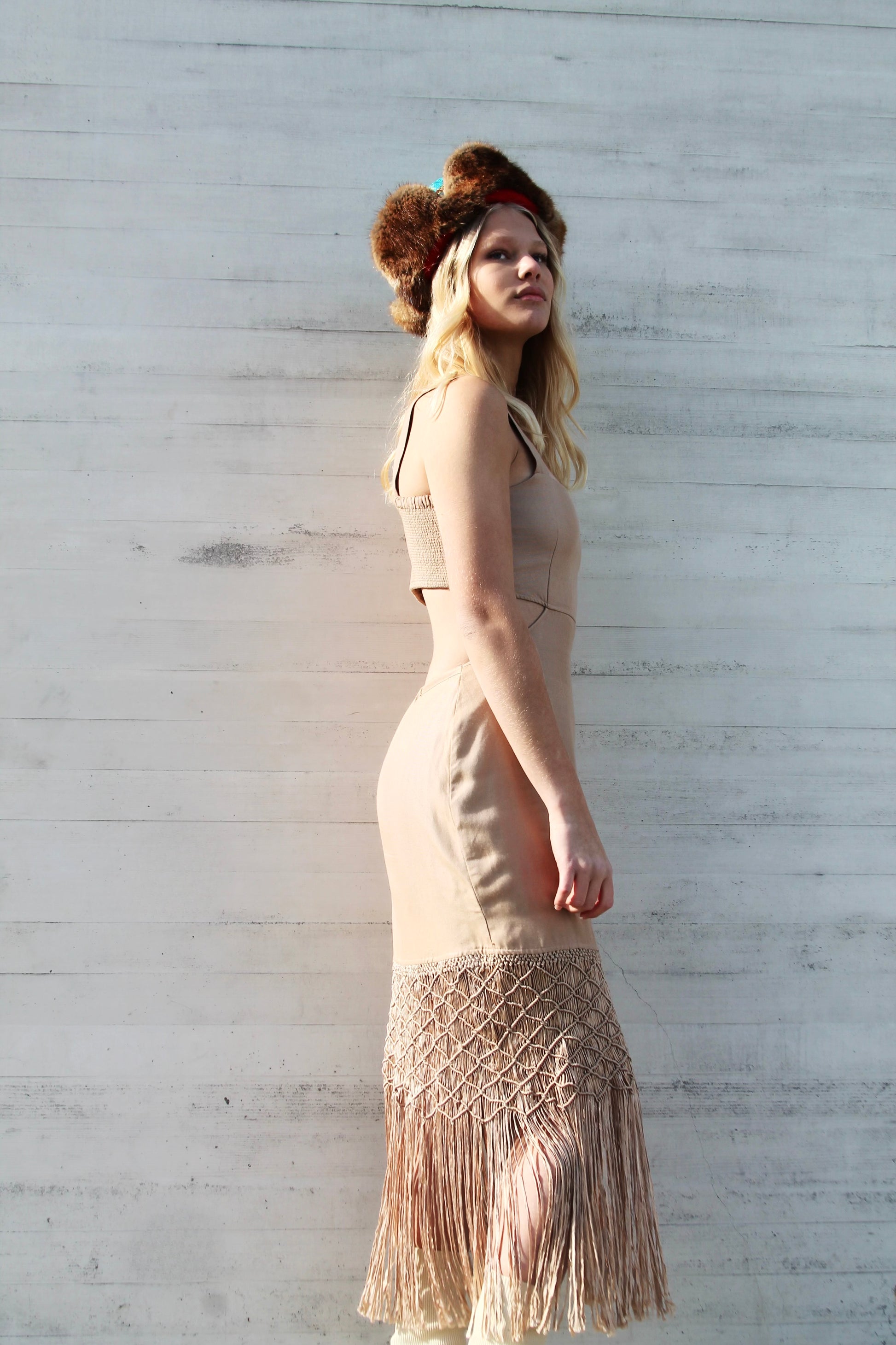 intermix midi dress Interlink Cut-Out Knit Midi Dress