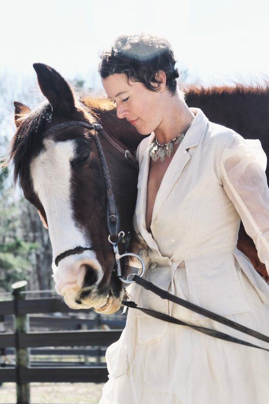 A BEAUTIFUL ENCOUNTER avant-garde + airy shirt blazer, large *VINTAGE + FOXY FAVE* >> buttercream