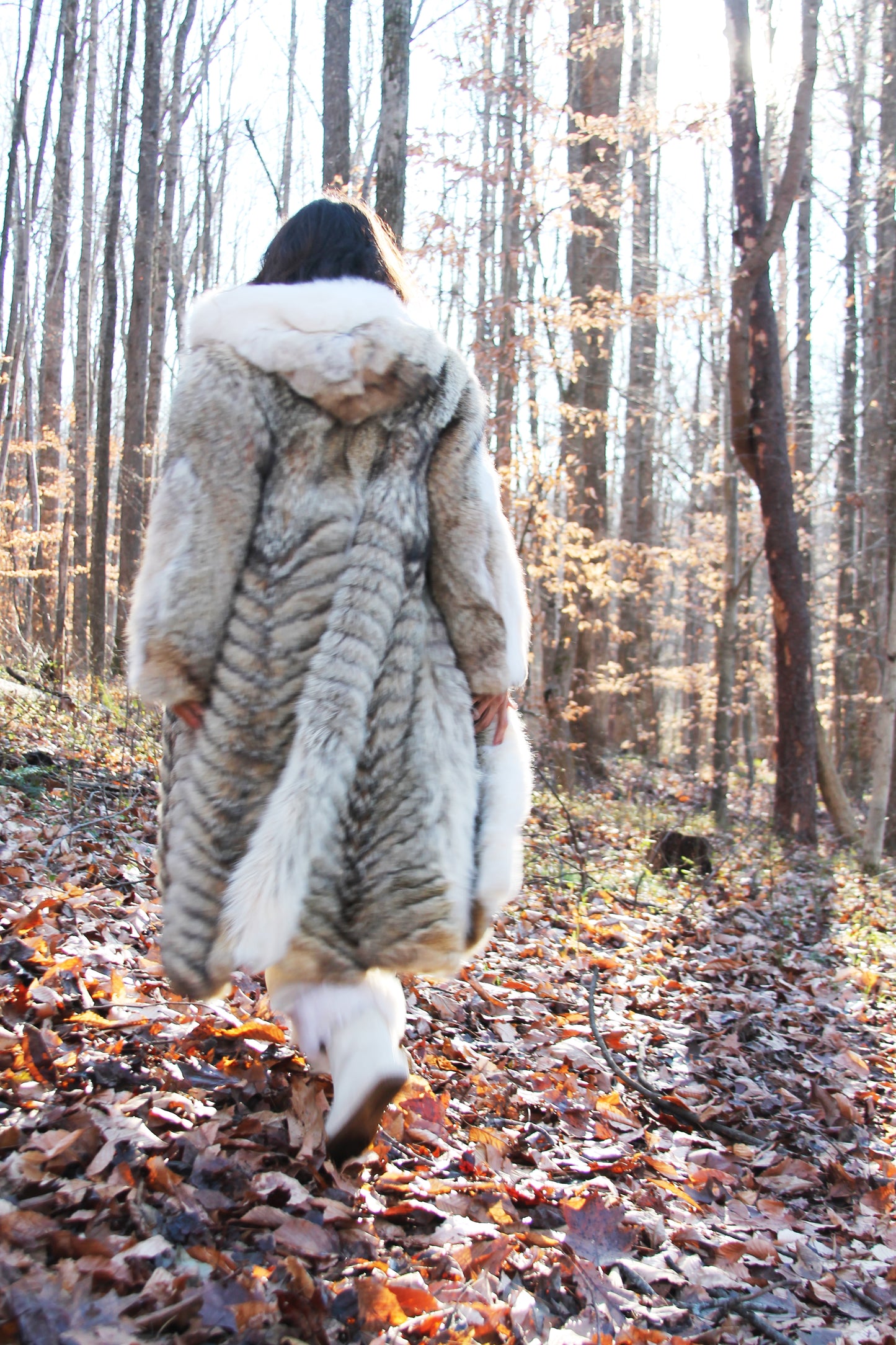 ESKIMO KISS fur coat M/L *VINTAGE + 100% GENUINE FUR*