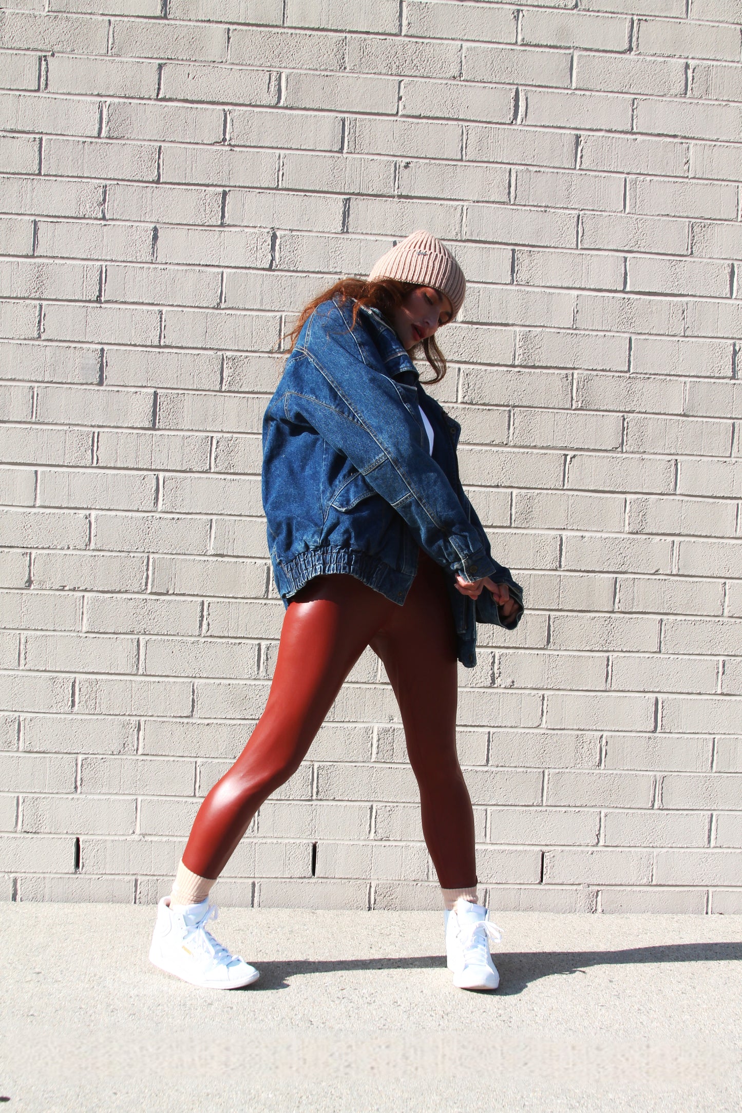 QUEENS denim bomber jacket, XL *VINTAGE*