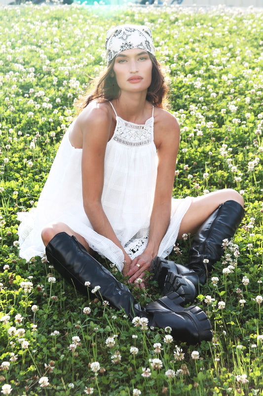 GOOD INTENTIONS cotton babydoll dress, small