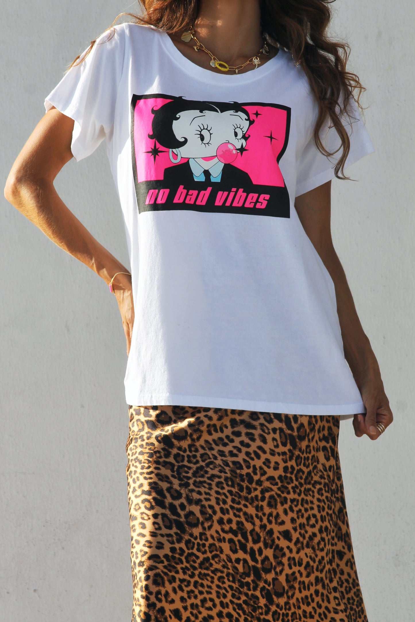 BETTY BOOP retro graphic tee, large