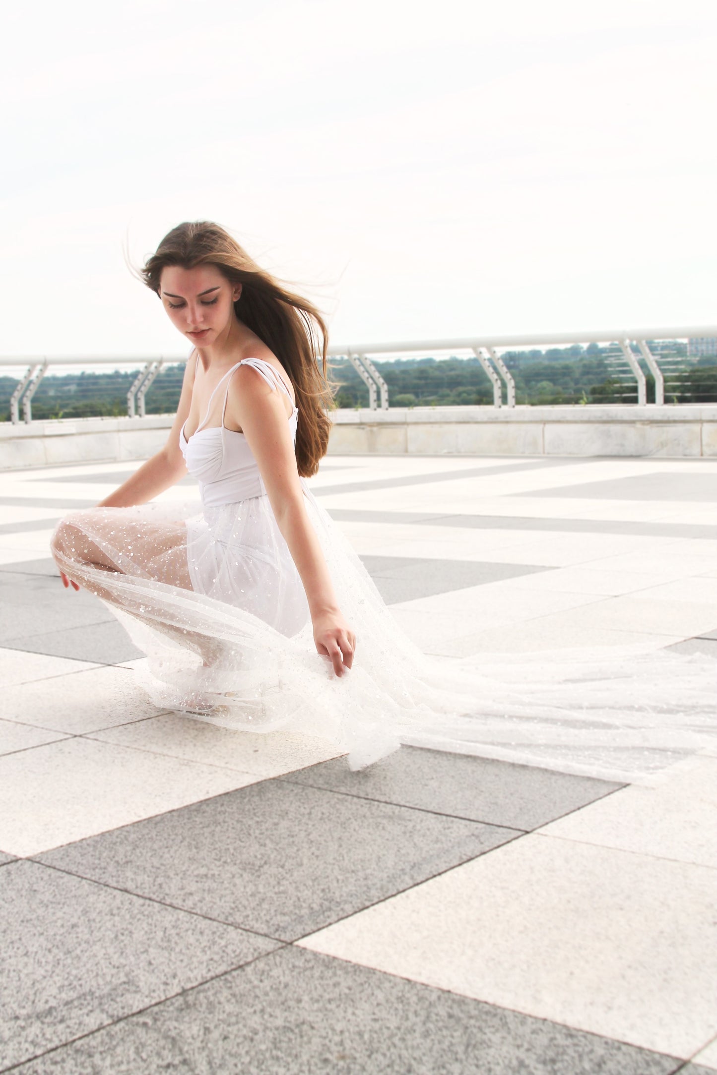 CITY GLOW sparkly + sequined maxi dress,medium >> ethereal white