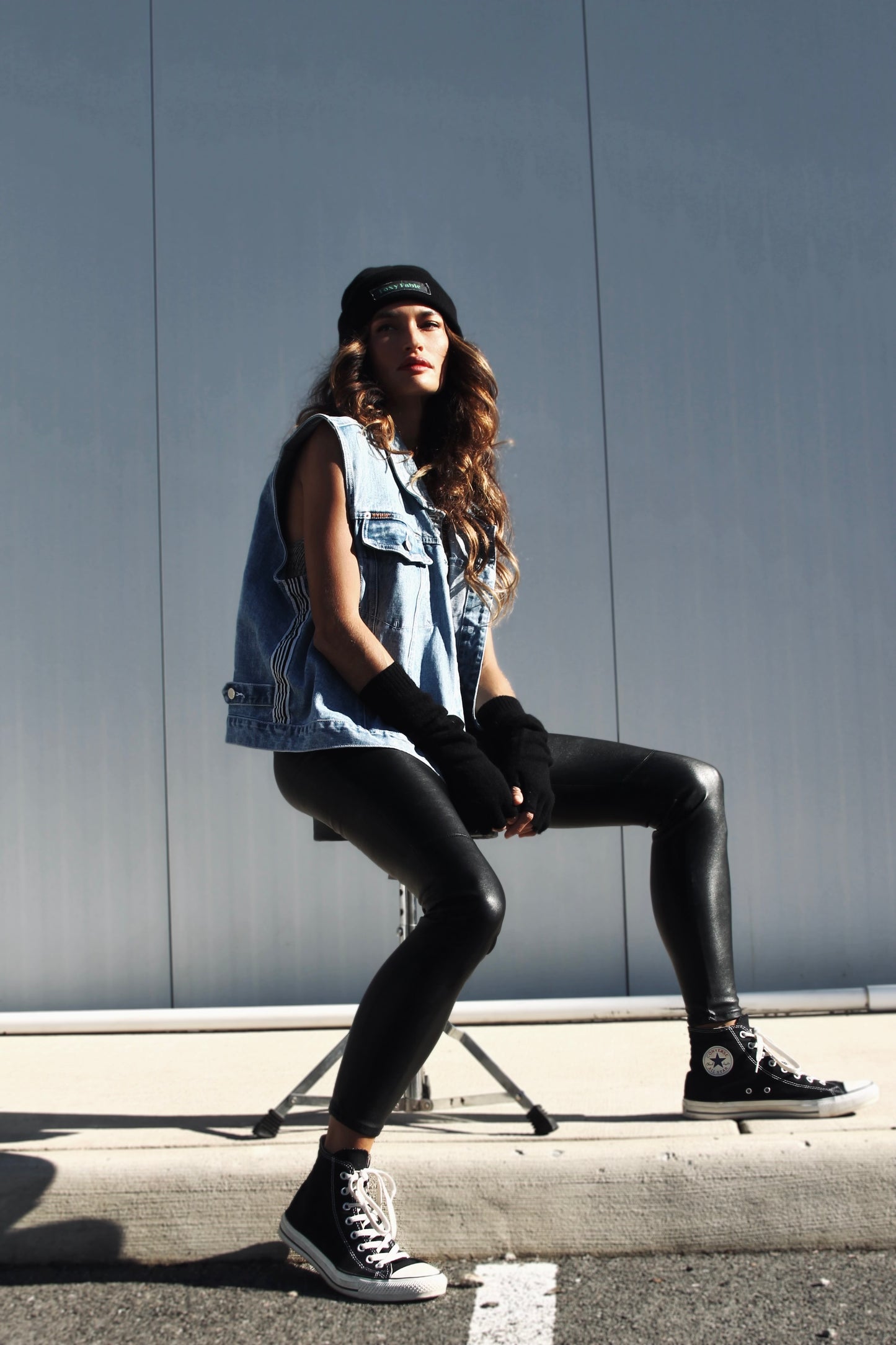 REVOLUTION oversized denim vest *TRUE VINTAGE* size 24