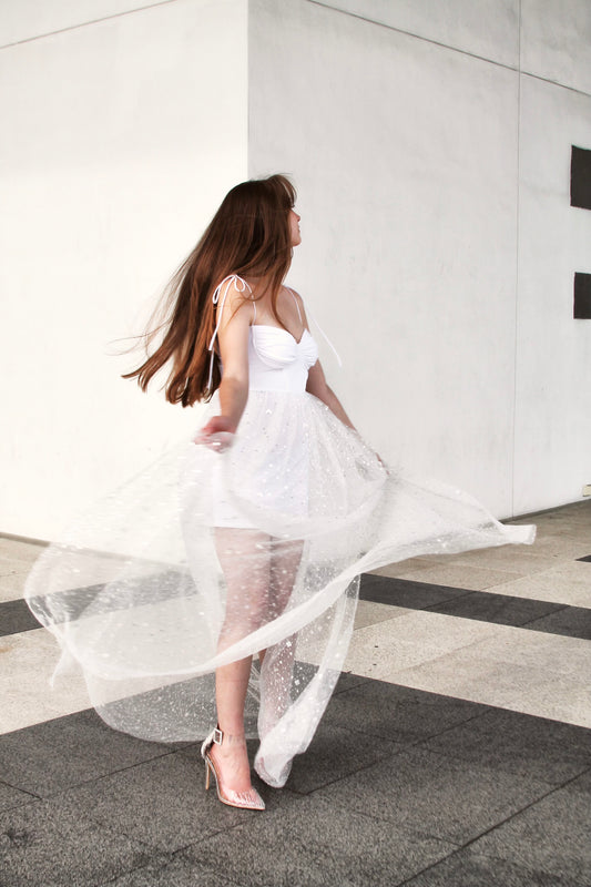 CITY GLOW sparkly + sequined maxi dress,medium >> ethereal white