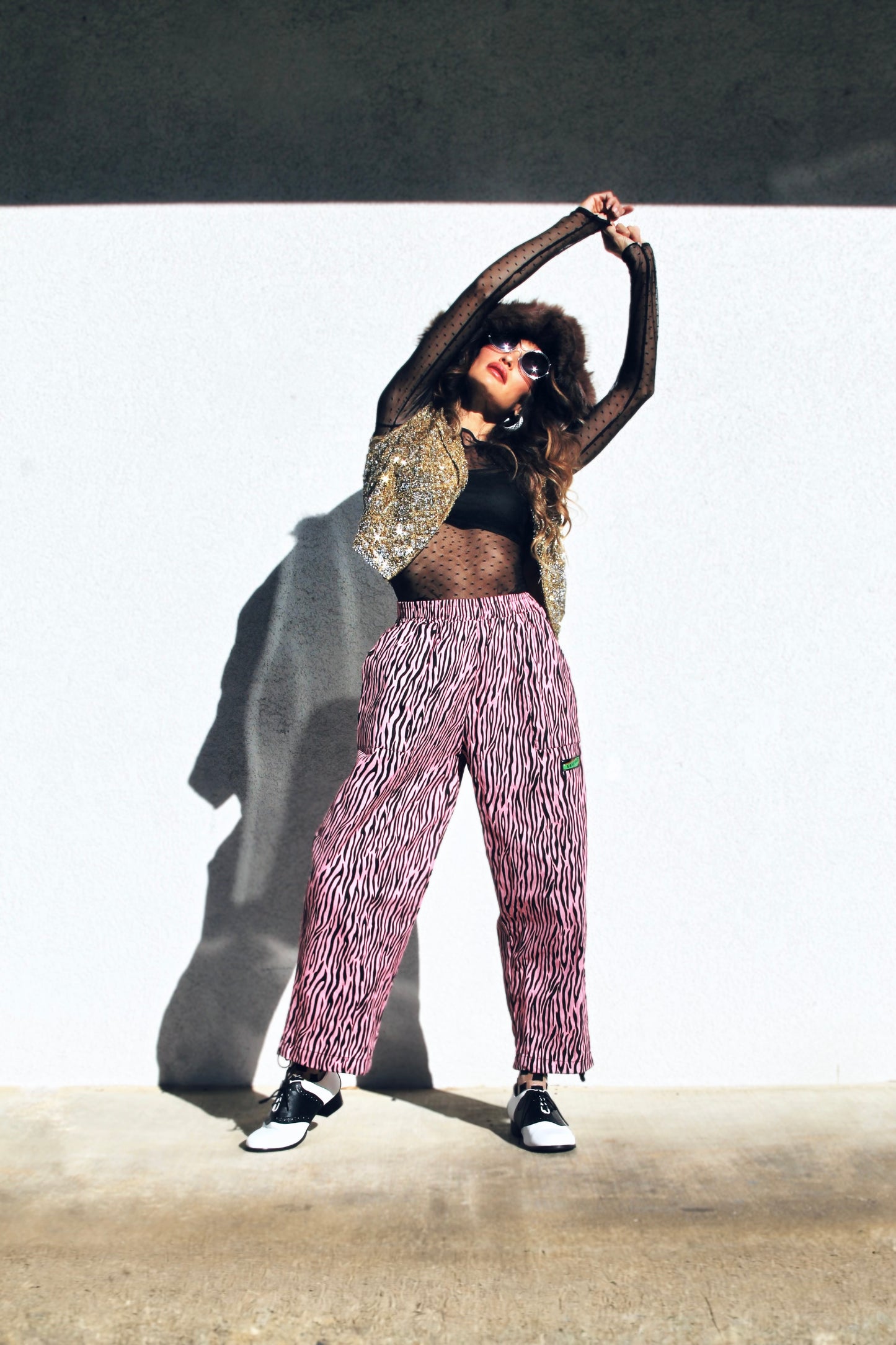 ICONS BE ICONS gold stacked sequins + silk vest, size 12 *FOXY FAVE + TRUE VINTAGE + PURE SILK* >> radiant gold + silver