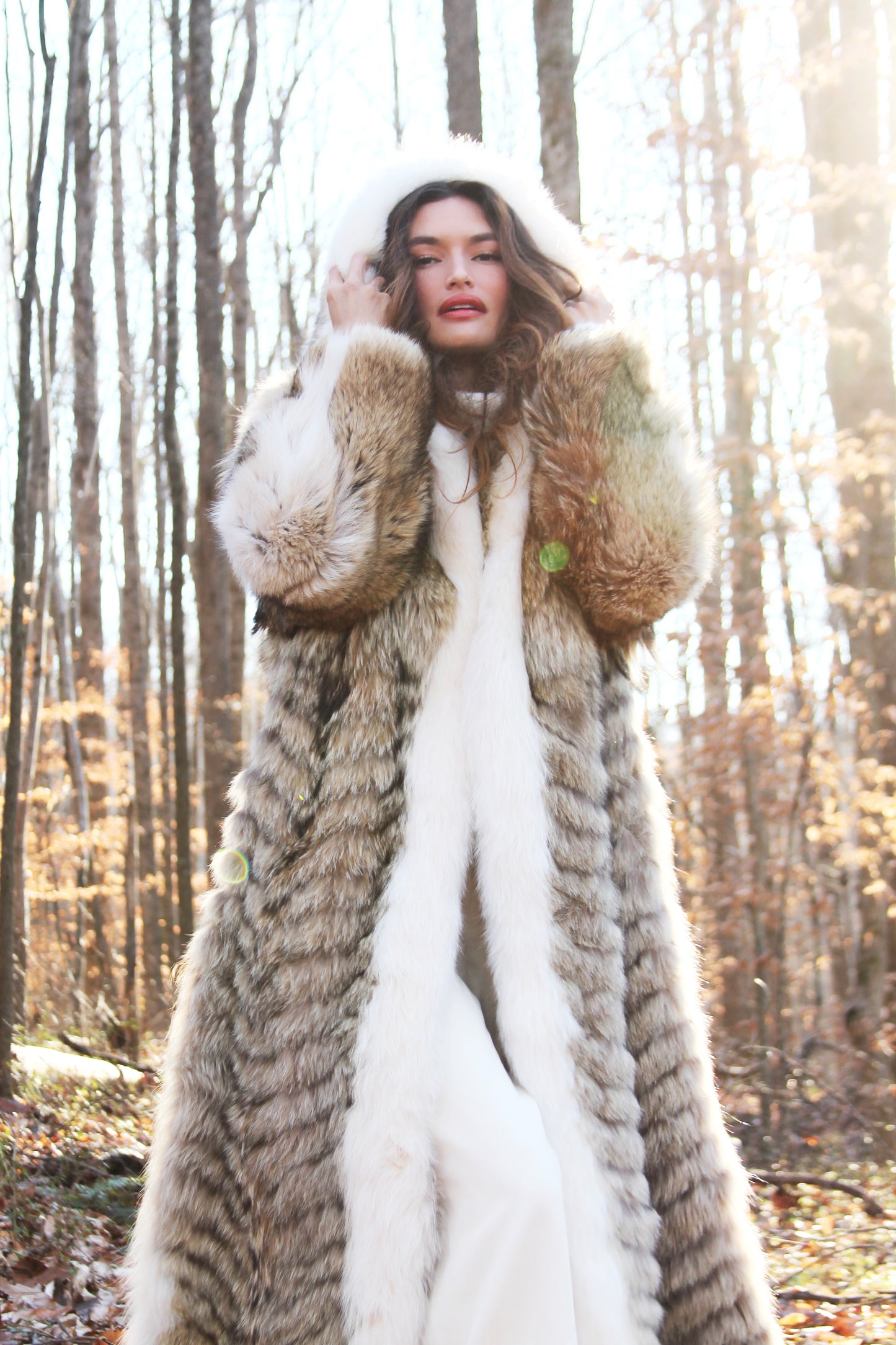 ESKIMO KISS fur coat M/L *VINTAGE + 100% GENUINE FUR*