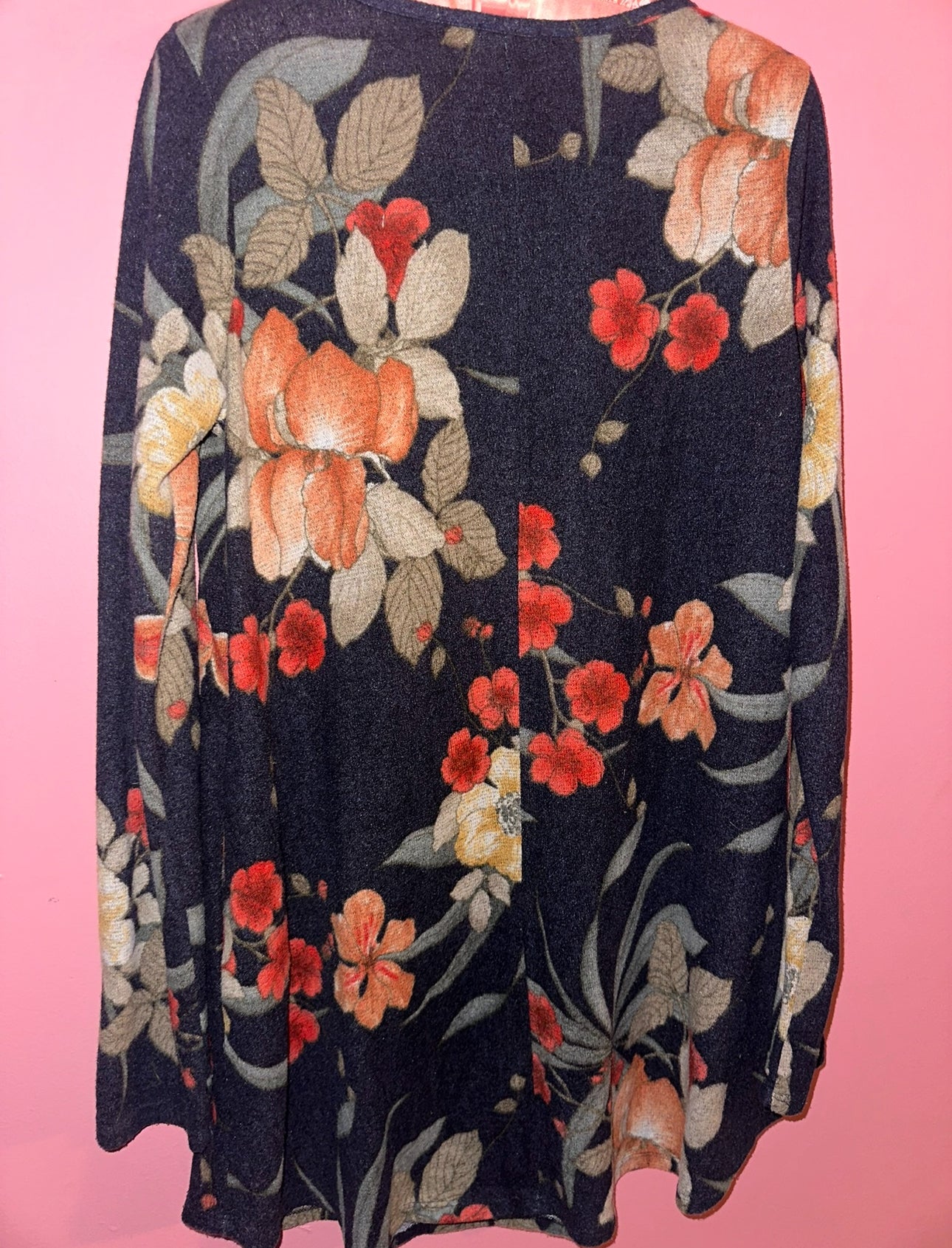 VIRGINIA FLOWERS floral dress, small