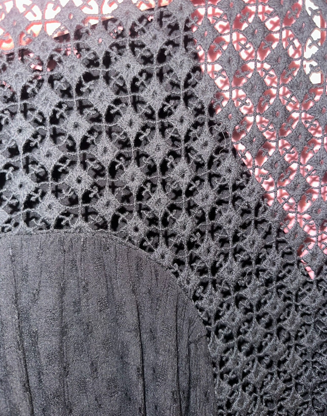 BIG HEART knit button down top, small *FREE PEOPLE* >> black