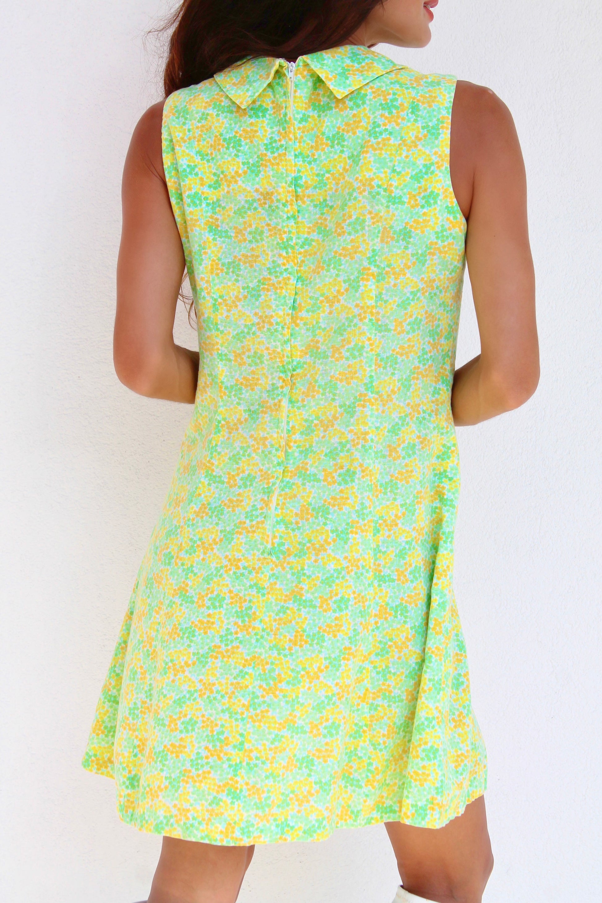 breath of fresh air mini dress Sweetheart Halter Ruffle Floral Print Mini Dress